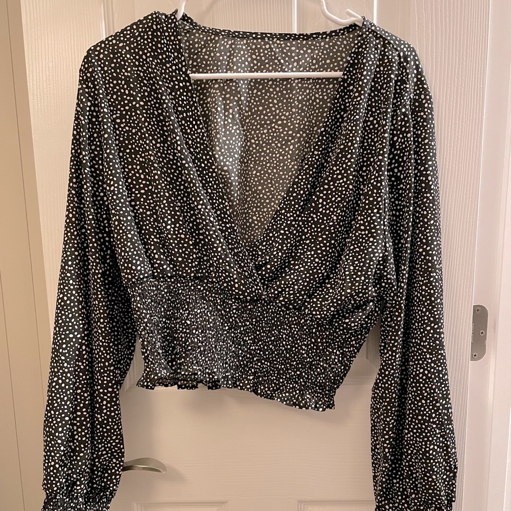Polka Dot Crop Top